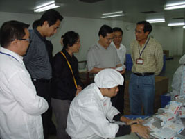 省領(lǐng)導(dǎo)、市領(lǐng)導(dǎo)來我司進(jìn)行視察、指導(dǎo)