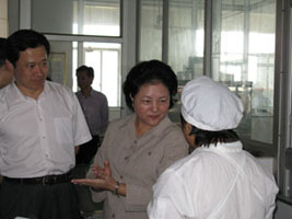 省領(lǐng)導(dǎo)、市領(lǐng)導(dǎo)來我司進行視察、指導(dǎo)